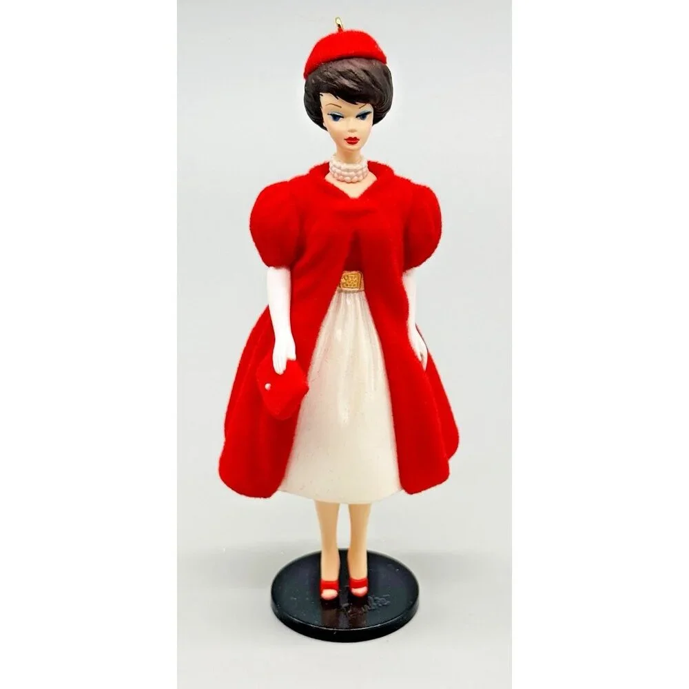 Hallmark Keepsake Barbie Celebration Shoes Silken Flame Holiday‎ Ornament Lot 4
